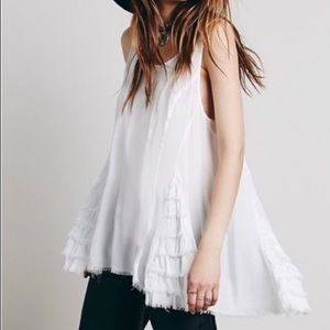Free People Ruffled Up Slip Tank